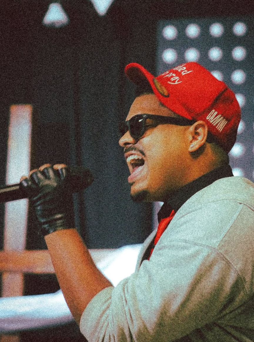 Chuck Wilmore performing on stage
